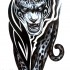 Временная татуировка Леопард 33803