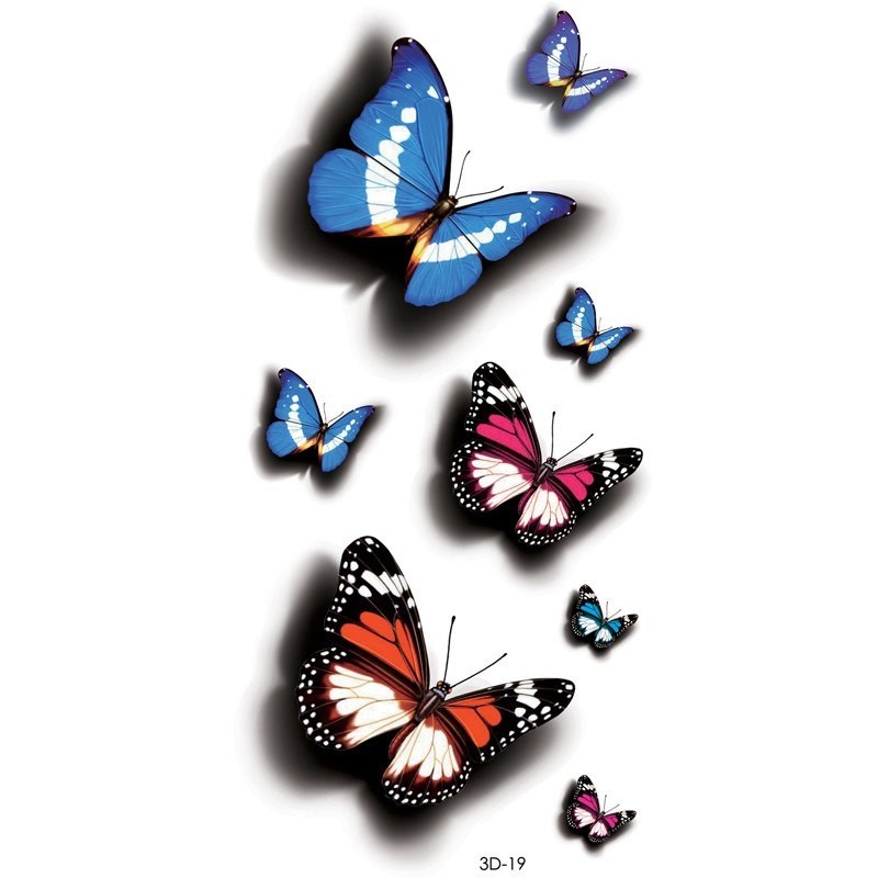 Временная татуировка Бабочки 34105