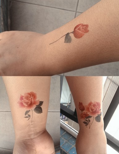 Временная татуировка Розы 34205