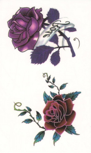  Временная татуировка Роза 34715