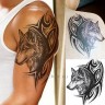 Временная татуировка Волк 33922