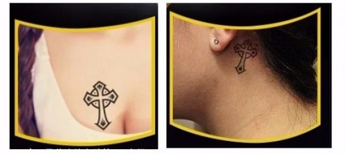 Временная татуировка Кресты 33523