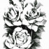  Временная татуировка Розы 34746