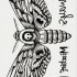 Временная татуировка Бабочка 33848