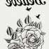 Временная татуировка Роза 33856