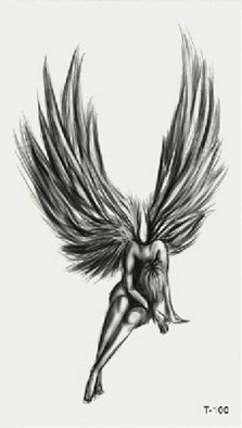 Временная татуировка Ангел 33868