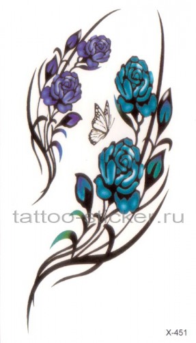 Временная татуировка Розы 33975