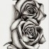 Временная татуировка Розы 33878