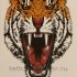 Временная татуировка Тигр 33687