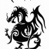  Временная татуировка Драконы 34796
